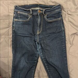 Wrangler Women's Skinny Jeans - Dark Blue